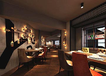 一道光麻辣頌主題餐廳裝修設(shè)計 一道光麻辣頌主題餐廳裝修設(shè)計